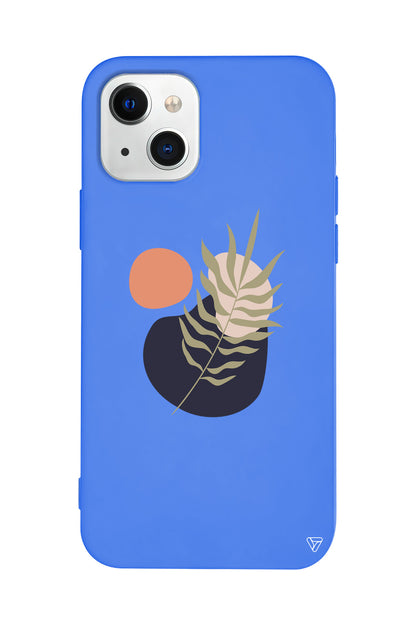 Botanik Lansman Model İçi Kadife Silikon Telefon Kılıfı