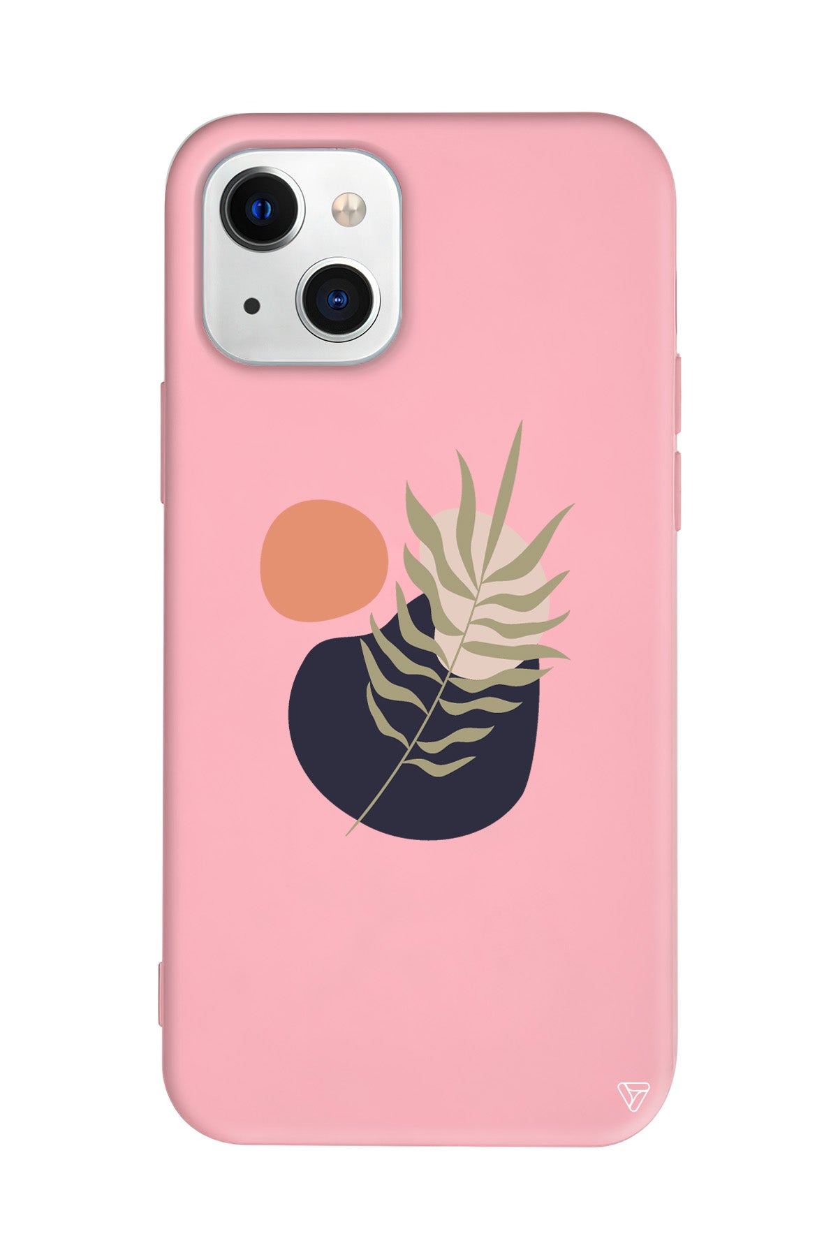 Botanik Lansman Model İçi Kadife Silikon Telefon Kılıfı