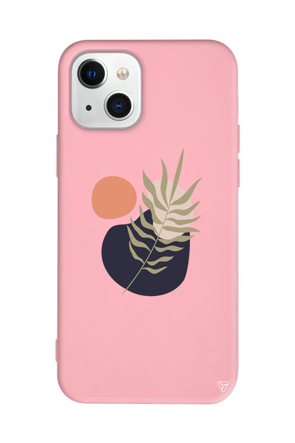 Botanik Lansman Model İçi Kadife Silikon Telefon Kılıfı – Plus Serisine Özel