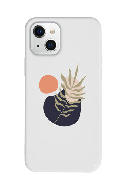 Botanik Lansman Model İçi Kadife Silikon Telefon Kılıfı