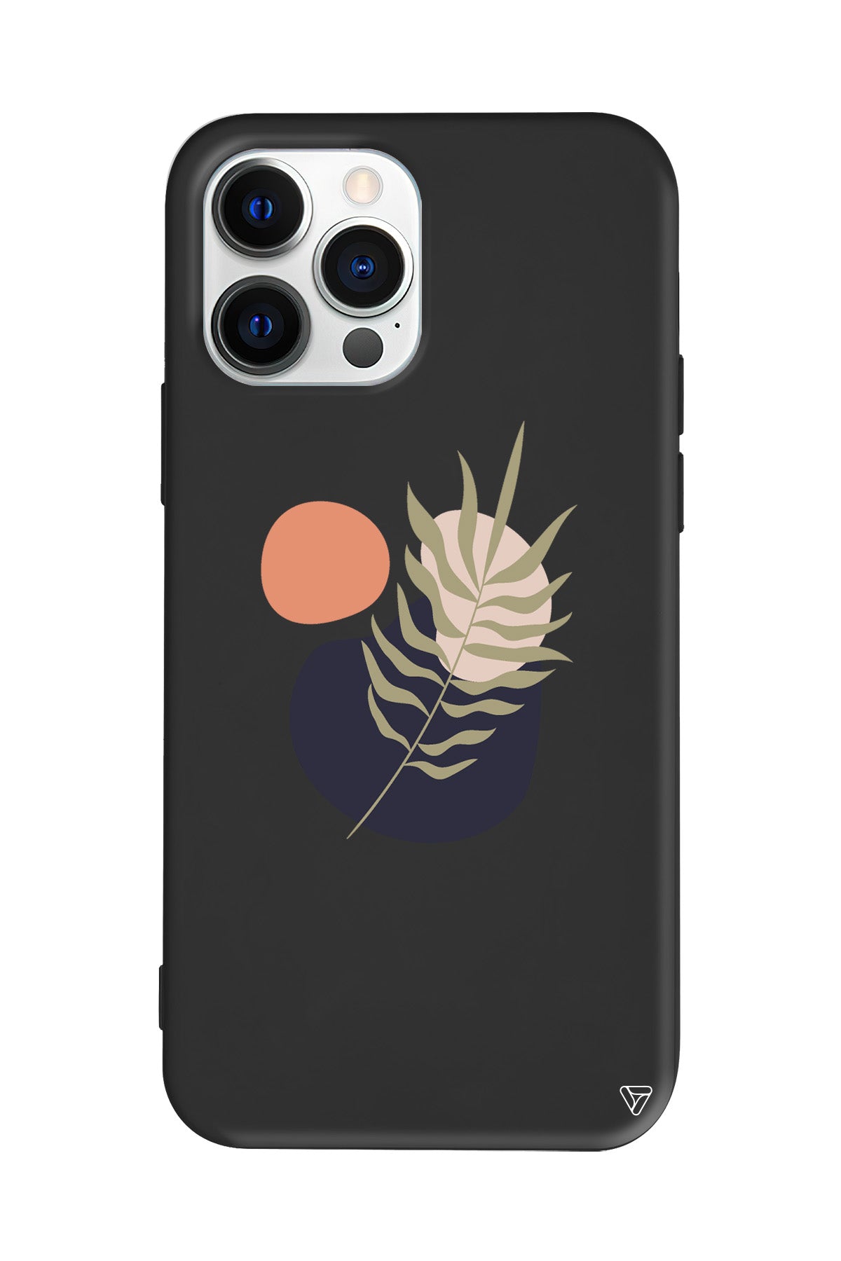 Botanik Lansman Model İçi Kadife Silikon Telefon Kılıfı