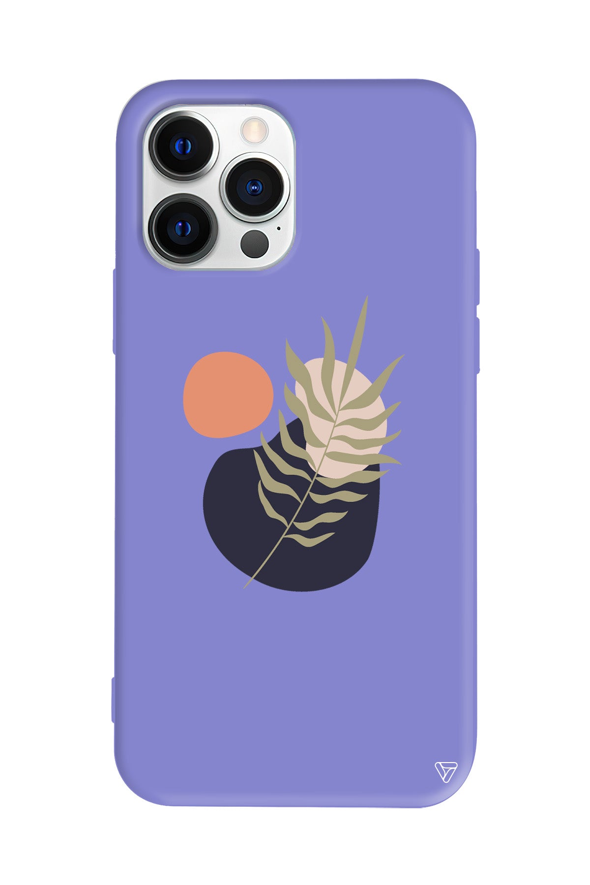 Botanik Lansman Model İçi Kadife Silikon Telefon Kılıfı