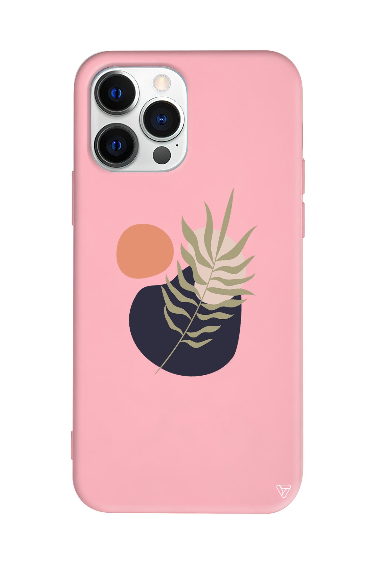 Botanik Lansman Model İçi Kadife Silikon Telefon Kılıfı