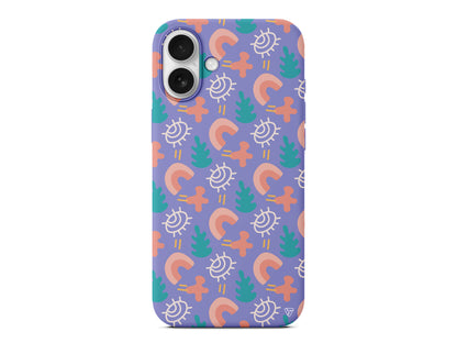 Abstract 7 Lansman Model İçi Kadife Silikon Telefon Kılıfı – Plus Serisine Özel