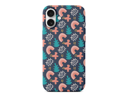 Abstract 7 Lansman Model İçi Kadife Silikon Telefon Kılıfı – Plus Serisine Özel