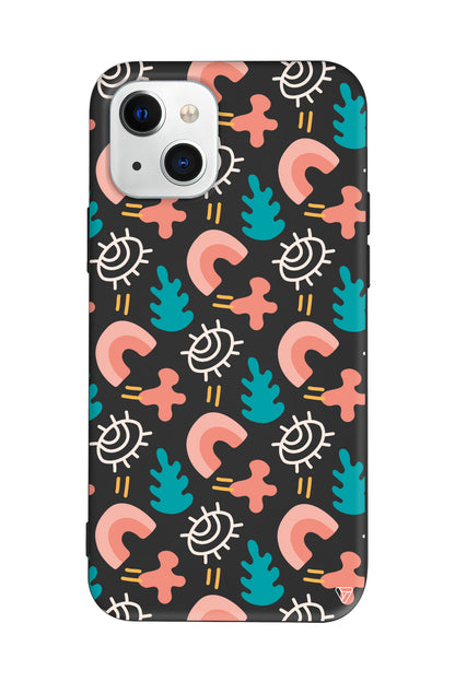 Abstract 7 Lansman Model İçi Kadife Silikon Telefon Kılıfı – Plus Serisine Özel