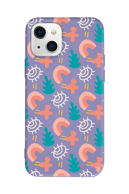 Abstract 7 Lansman Model İçi Kadife Silikon Telefon Kılıfı – Plus Serisine Özel