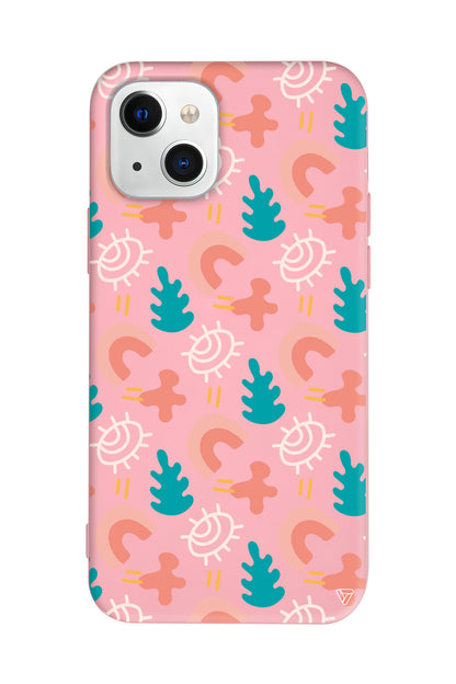 Abstract 7 Lansman Model İçi Kadife Silikon Telefon Kılıfı – Plus Serisine Özel