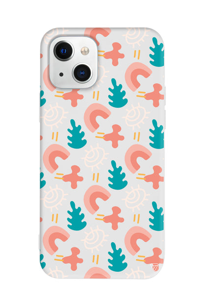 Abstract 7 Lansman Model İçi Kadife Silikon Telefon Kılıfı – Plus Serisine Özel