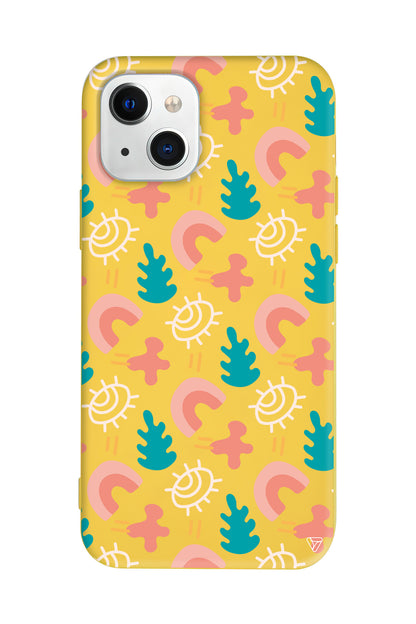 Abstract 7 Lansman Model İçi Kadife Silikon Telefon Kılıfı – Plus Serisine Özel