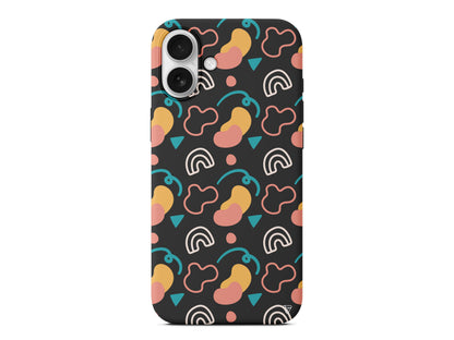 Abstract 8 Lansman Model İçi Kadife Silikon Telefon Kılıfı – Plus Serisine Özel