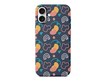 Abstract 8 Lansman Model İçi Kadife Silikon Telefon Kılıfı – Plus Serisine Özel