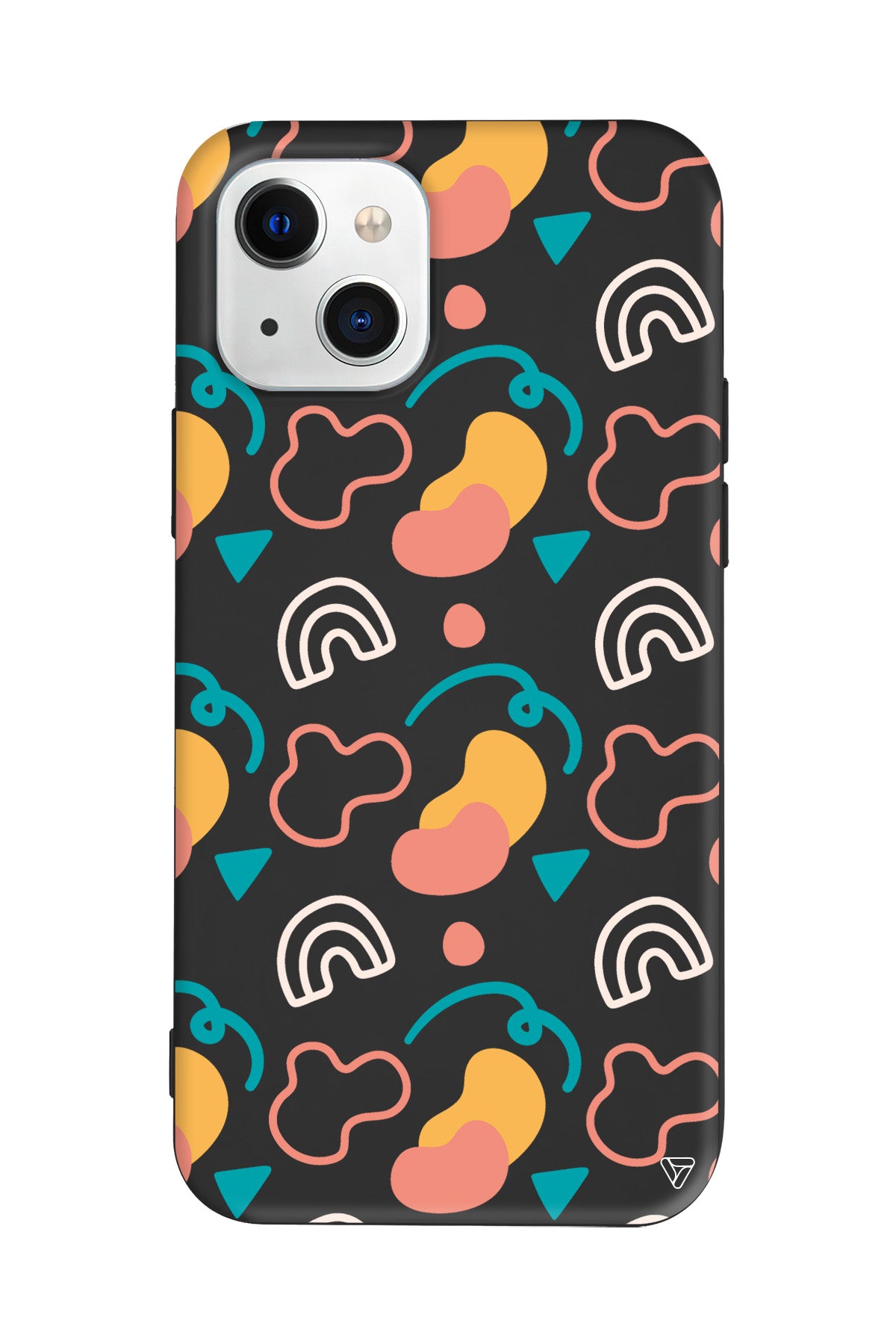 Abstract 8 Lansman Model İçi Kadife Silikon Telefon Kılıfı – Plus Serisine Özel