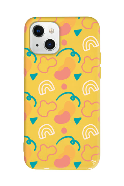 Abstract 8 Lansman Model İçi Kadife Silikon Telefon Kılıfı – Plus Serisine Özel