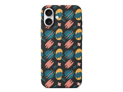 Abstract 9 Lansman Model İçi Kadife Silikon Telefon Kılıfı – Plus Serisine Özel