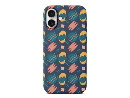 Abstract 9 Lansman Model İçi Kadife Silikon Telefon Kılıfı – Plus Serisine Özel