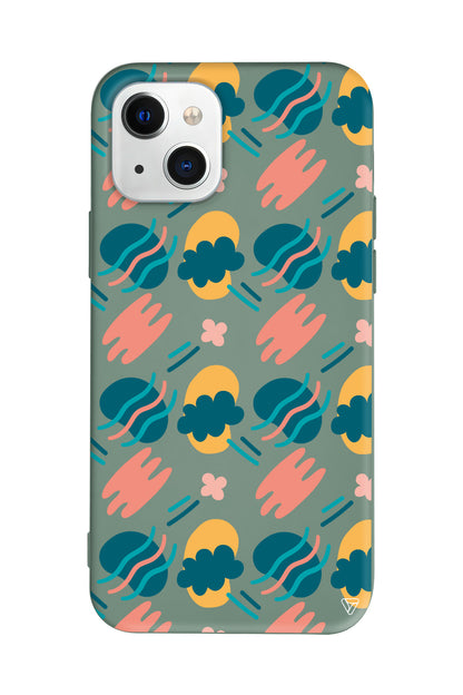 Abstract 9 Lansman Model İçi Kadife Silikon Telefon Kılıfı – Plus Serisine Özel