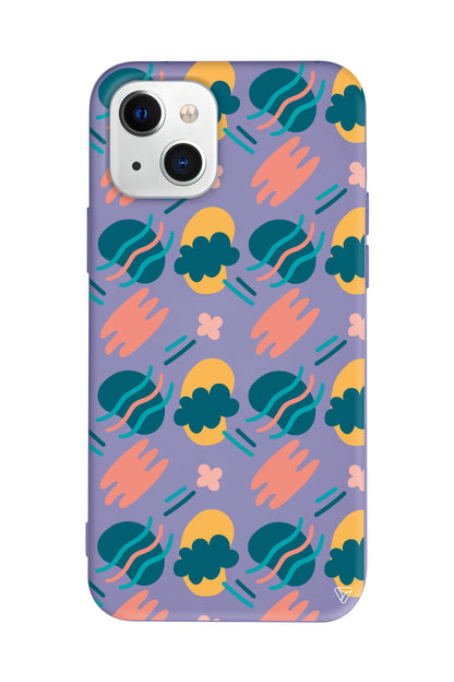 Abstract 9 Lansman Model İçi Kadife Silikon Telefon Kılıfı – Plus Serisine Özel