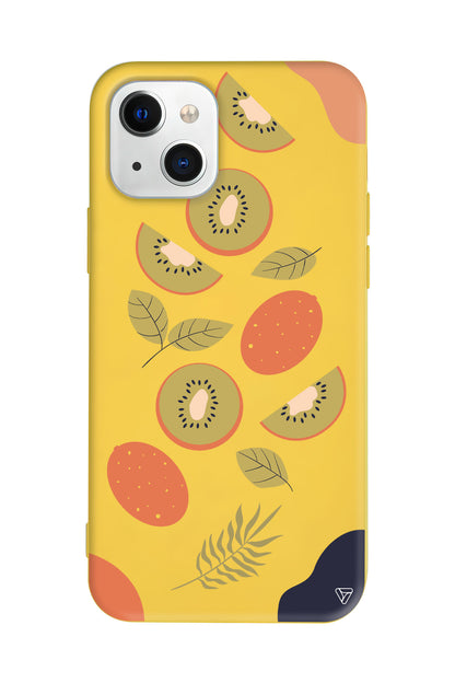 Kivi Lansman Model İçi Kadife Silikon Telefon Kılıfı