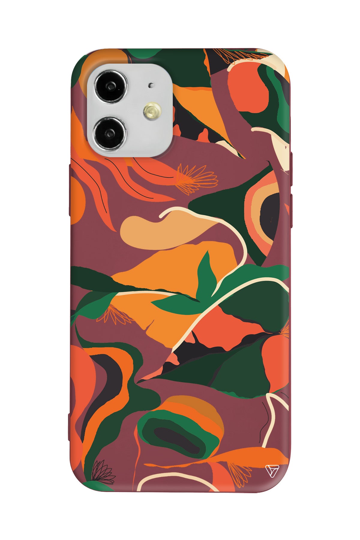 African Colors Lansman Model İçi Kadife Silikon Telefon Kılıfı