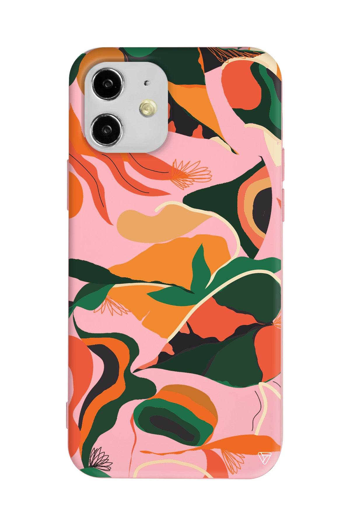 African Colors Lansman Model İçi Kadife Silikon Telefon Kılıfı