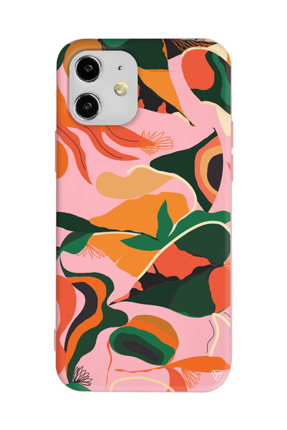 African Colors Lansman Model İçi Kadife Silikon Telefon Kılıfı