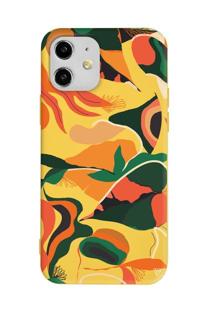 African Colors Lansman Model İçi Kadife Silikon Telefon Kılıfı