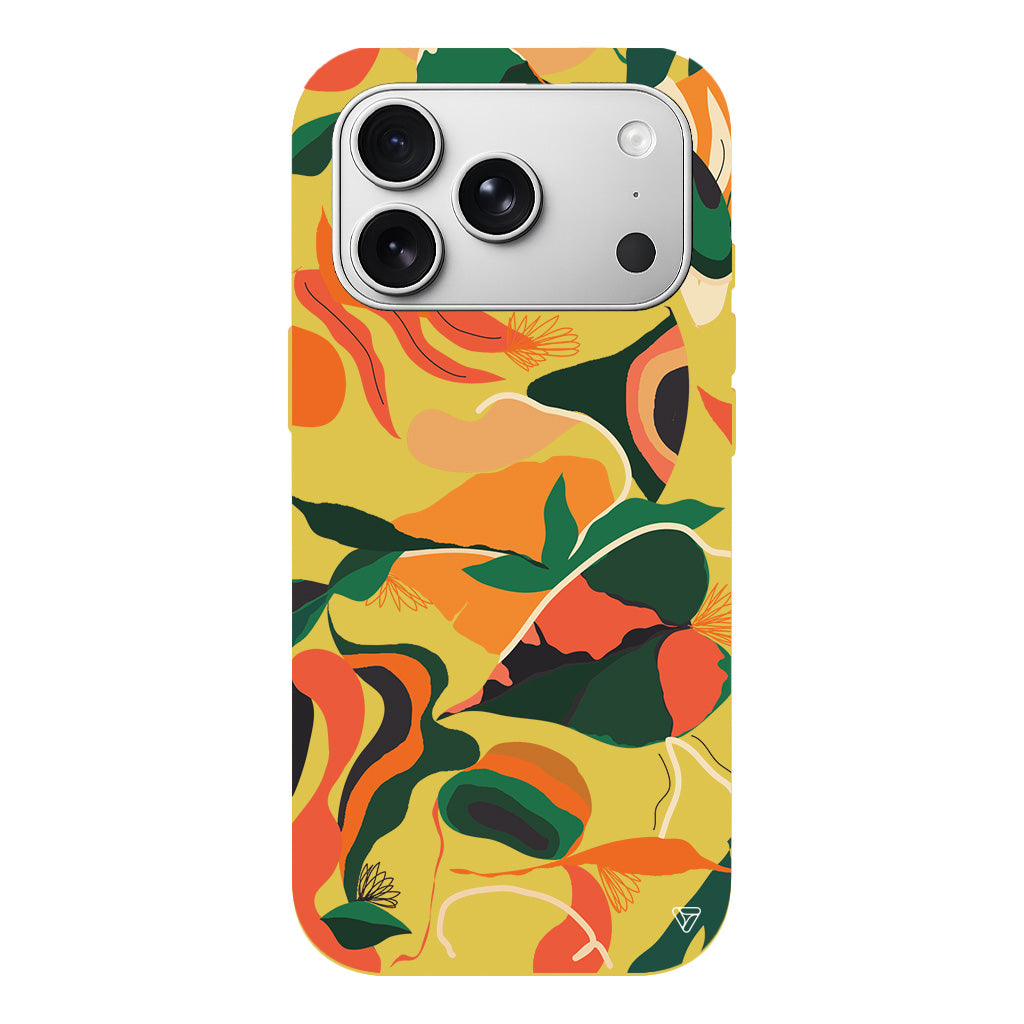 African Colors Lansman Model İçi Kadife Silikon Telefon Kılıfı