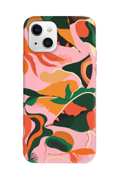 African Colors Lansman Model İçi Kadife Silikon Telefon Kılıfı