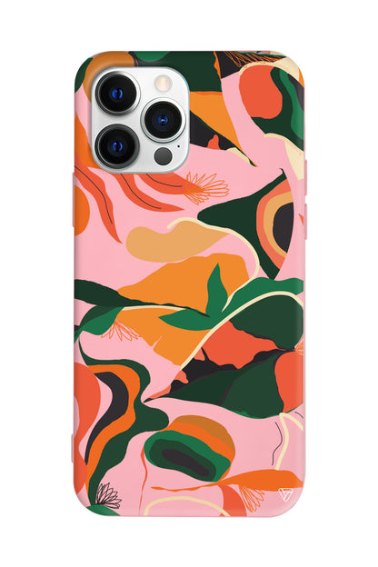 African Colors Lansman Model İçi Kadife Silikon Telefon Kılıfı