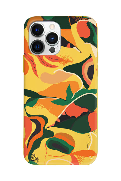 African Colors Lansman Model İçi Kadife Silikon Telefon Kılıfı