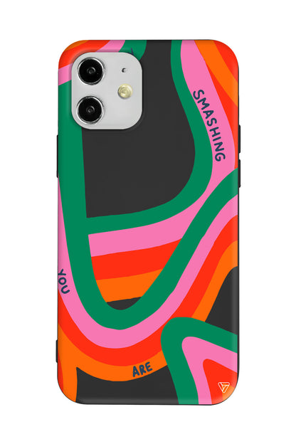 You are Colors Lansman Model İçi Kadife Silikon Telefon Kılıfı