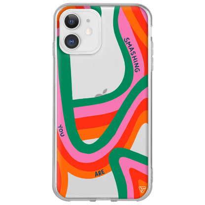 You are Colors Lansman Model İçi Kadife Silikon Telefon Kılıfı