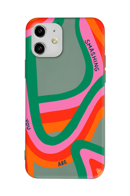 You are Colors Lansman Model İçi Kadife Silikon Telefon Kılıfı