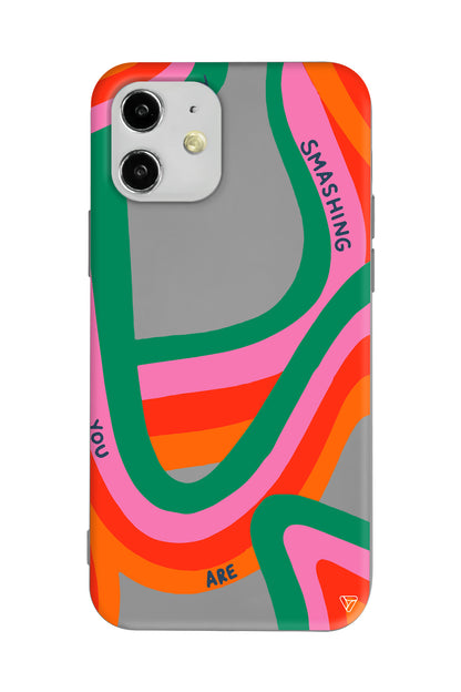 You are Colors Lansman Model İçi Kadife Silikon Telefon Kılıfı