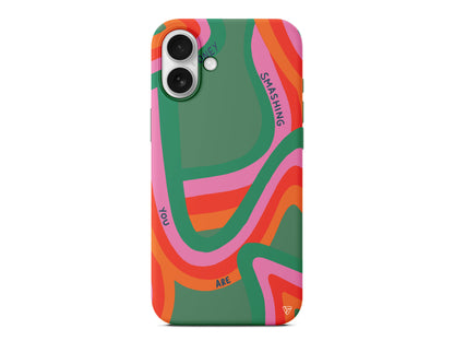 You are Colors Lansman Model İçi Kadife Silikon Telefon Kılıfı – Plus Serisine Özel