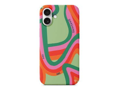 You are Colors Lansman Model İçi Kadife Silikon Telefon Kılıfı – Plus Serisine Özel