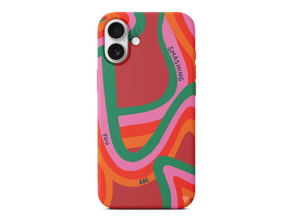 You are Colors Lansman Model İçi Kadife Silikon Telefon Kılıfı – Plus Serisine Özel