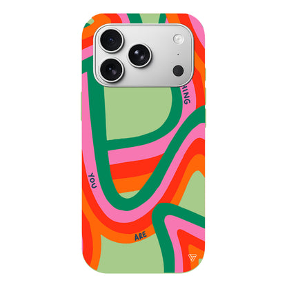 You are Colors Lansman Model İçi Kadife Silikon Telefon Kılıfı