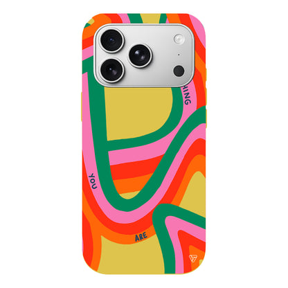 You are Colors Lansman Model İçi Kadife Silikon Telefon Kılıfı