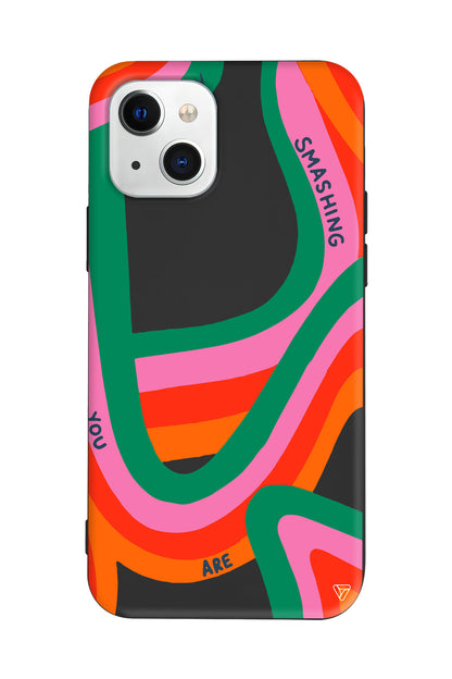 You are Colors Lansman Model İçi Kadife Silikon Telefon Kılıfı