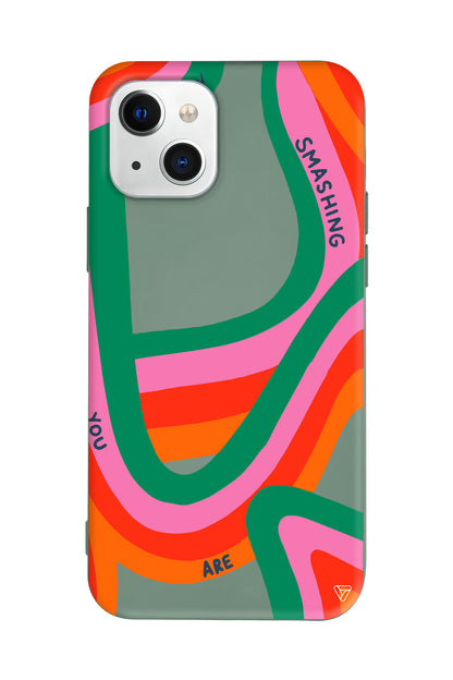 You are Colors Lansman Model İçi Kadife Silikon Telefon Kılıfı – Plus Serisine Özel