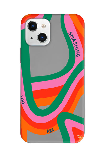 You are Colors Lansman Model İçi Kadife Silikon Telefon Kılıfı – Plus Serisine Özel