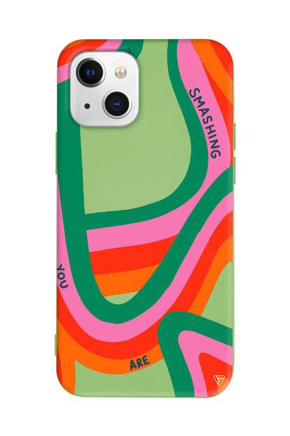 You are Colors Lansman Model İçi Kadife Silikon Telefon Kılıfı – Plus Serisine Özel