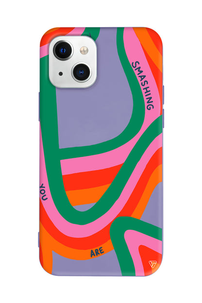 You are Colors Lansman Model İçi Kadife Silikon Telefon Kılıfı – Plus Serisine Özel