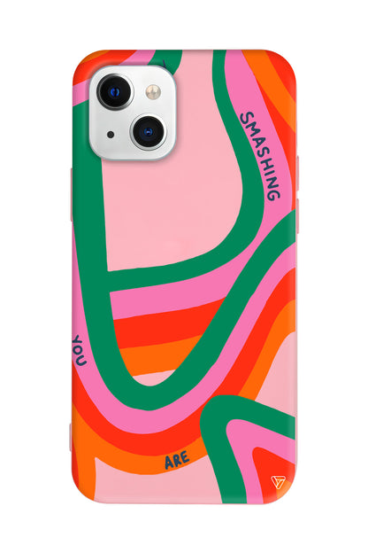 You are Colors Lansman Model İçi Kadife Silikon Telefon Kılıfı