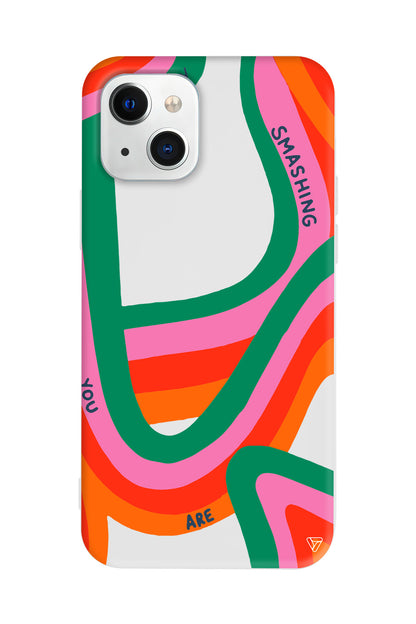 You are Colors Lansman Model İçi Kadife Silikon Telefon Kılıfı – Plus Serisine Özel