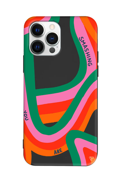 You are Colors Lansman Model İçi Kadife Silikon Telefon Kılıfı