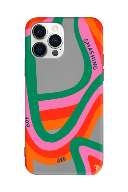 You are Colors Lansman Model İçi Kadife Silikon Telefon Kılıfı