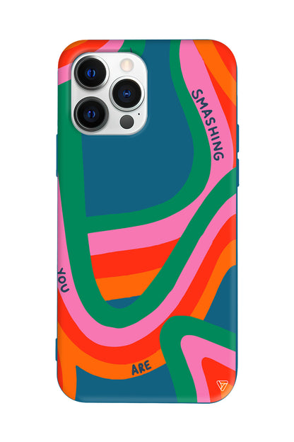 You are Colors Lansman Model İçi Kadife Silikon Telefon Kılıfı